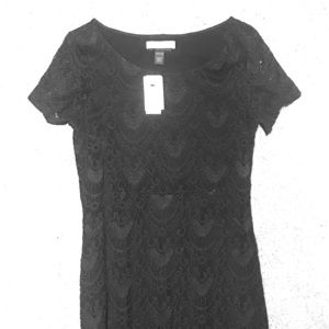 Maternity black cocktail dress